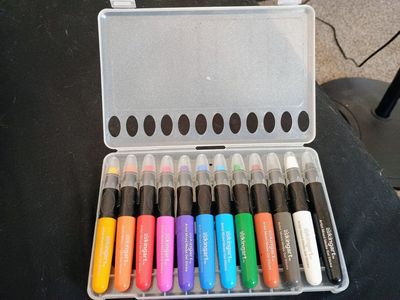 Kingart Artist Mixed Media Gel Sticks 12-Color Set