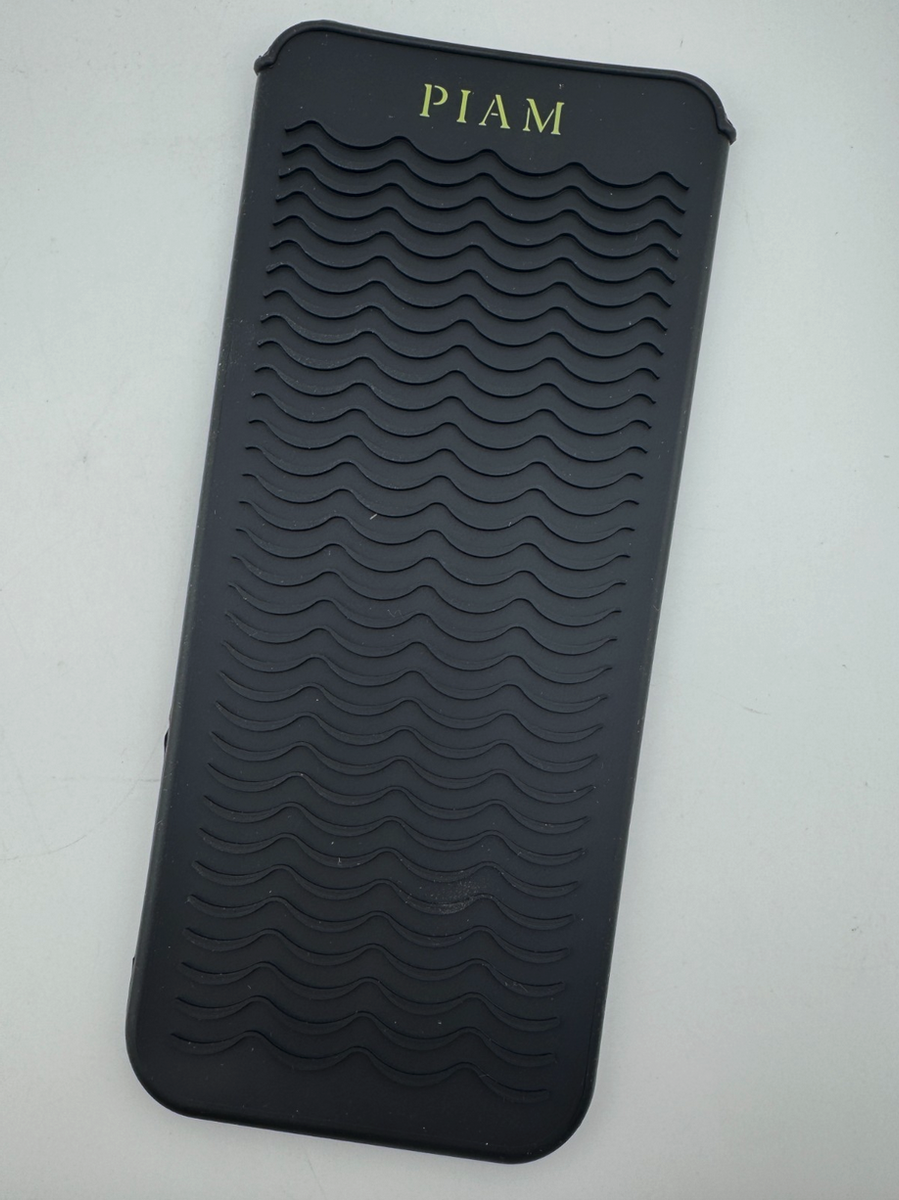 PIAM Professional Silicone Heat Resistant Mat Salon Barber Station Pad Black