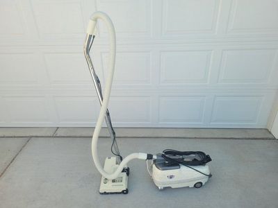 Sebo Canister Vacuum Cleaner - Corded Electric, White/Gray