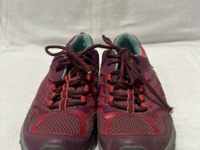 Merrell Youth Size 3.5 Plum Wrrprf Hiking Shoes