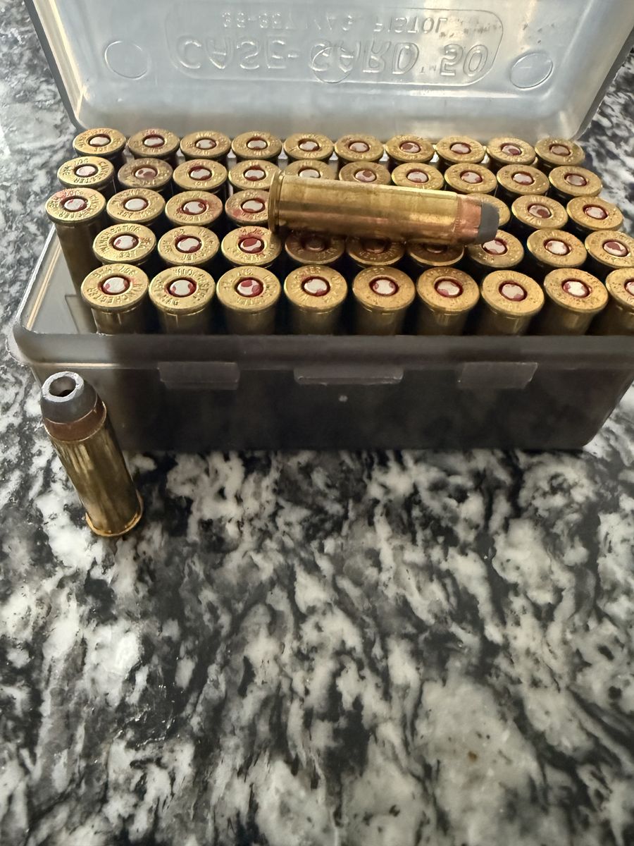 Winchester 357 Magnum Hollow Point 50 rounds comes with case. 