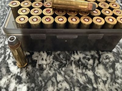 Winchester 357 Magnum Hollow Point 50 rounds comes with case.