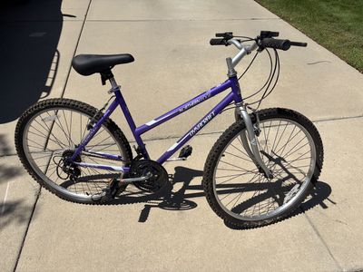 Purple Dynacraft bike