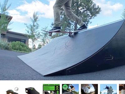 New still in box,black RAMPTECK SKATE RAMP $290 or best offer,ORIGINAL price $529,24”H x48” W x61”L, 2”x4” Quater Pipe.