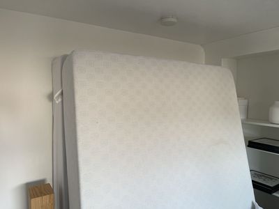 Free - Clean Queen Memory Foam Mattress w/ Base