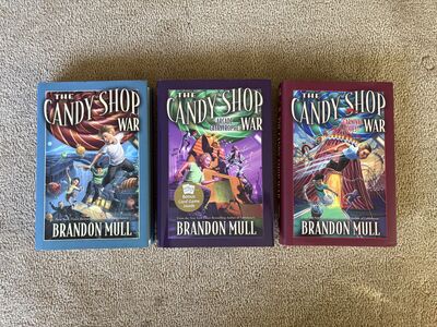 The Candy Shop War Series, by Brandon Mull (hardcovers)