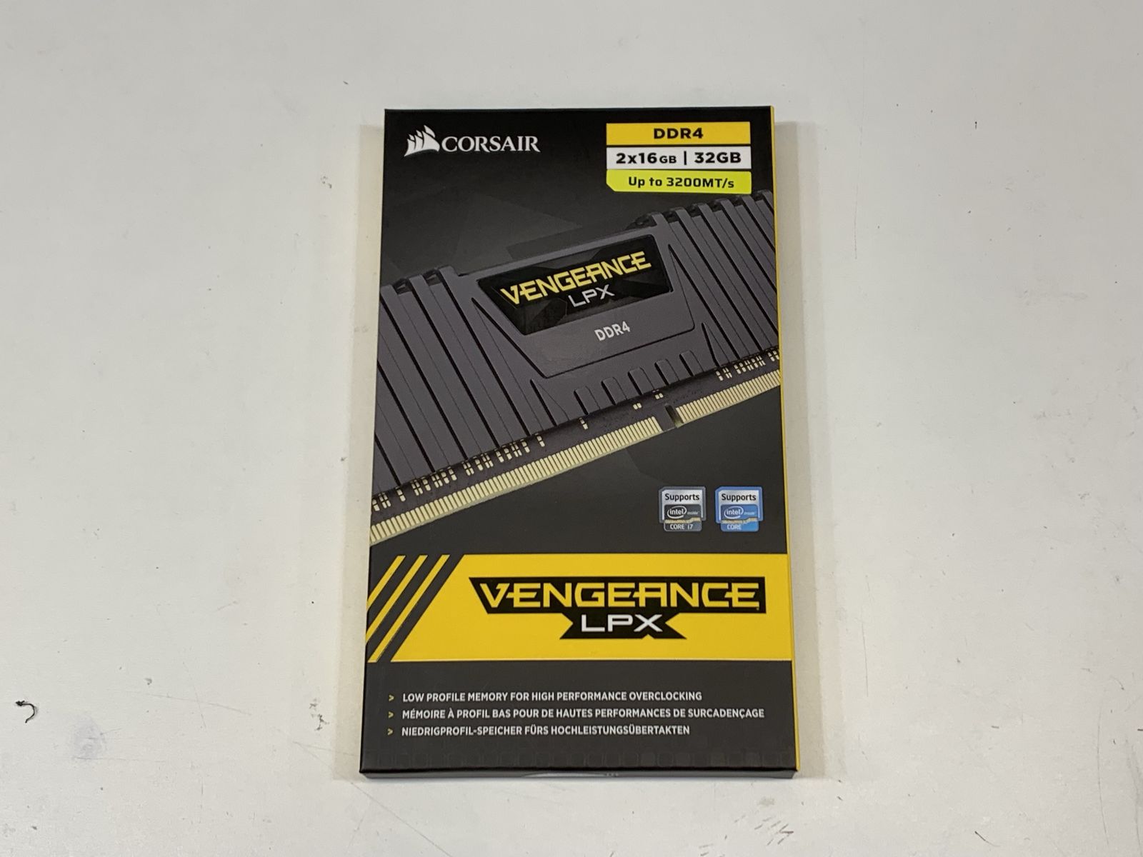 Corsair Vengeance LPX 32GB (2x16GB) DDR4-3200 RAM — Brand New / Sealed (CMK32GX4M2E3200C16)