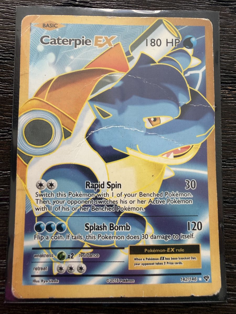 Blastoise misprint Pokémon card