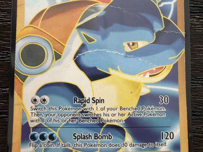 Blastoise misprint Pokémon card