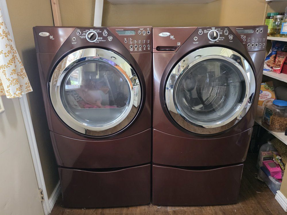 Whirlpool Duet Steam Washer/Dryer w/ drawers