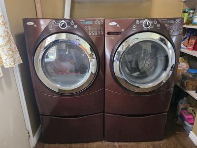 Whirlpool Duet Steam Washer/Dryer w/ drawers