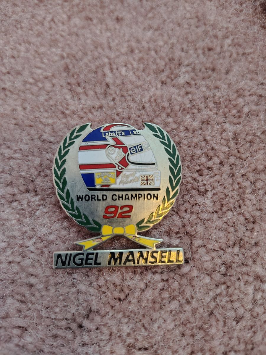 Collectible Nigel mansell pin