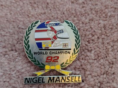 Collectible Nigel mansell pin