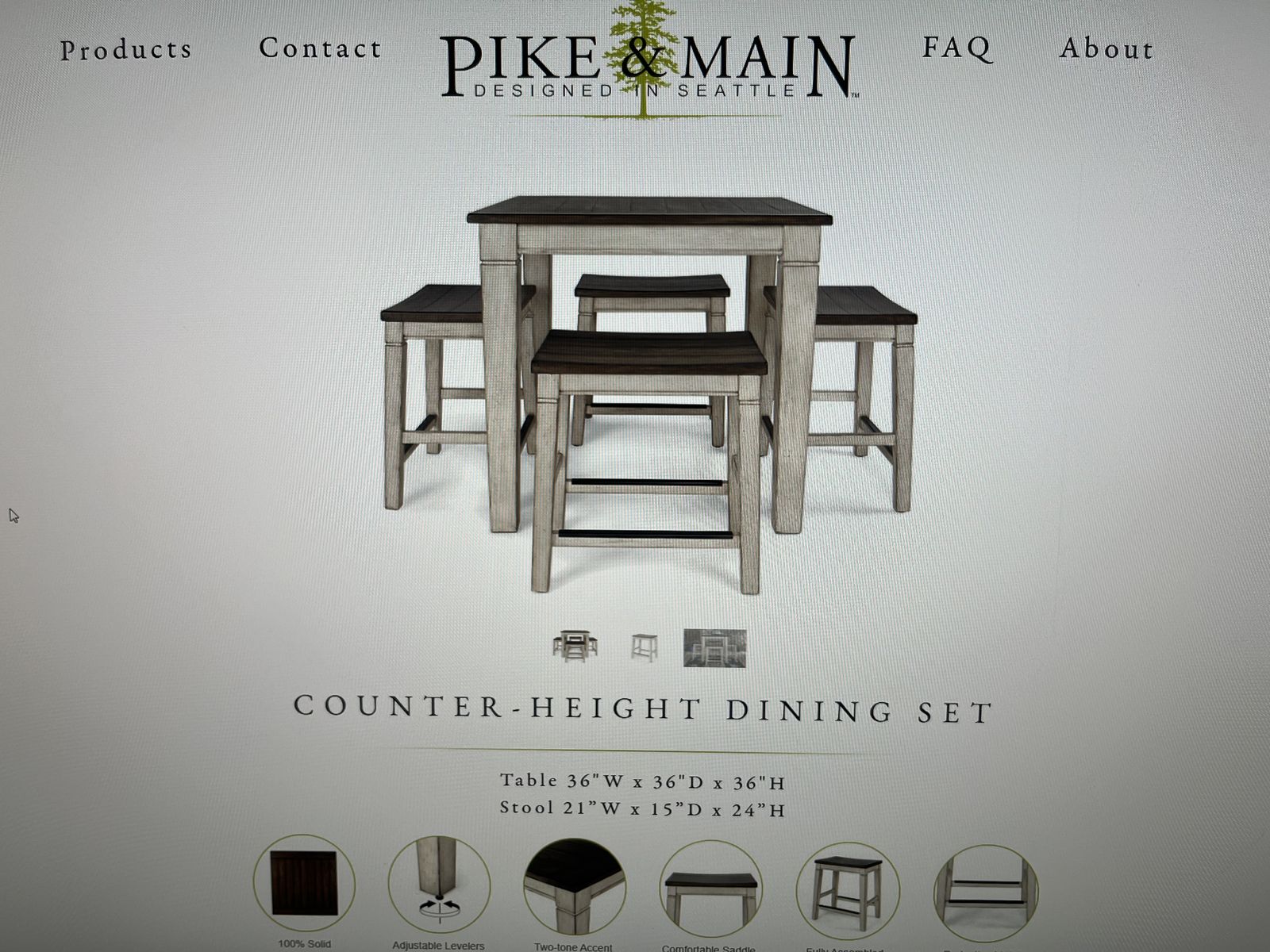 Counter Height Dining Set