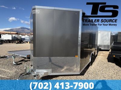 8.5x16 Alcom EZ Hauler XLT Enclosed Cargo Trailer - 7'0" Interior - 7K GVWR