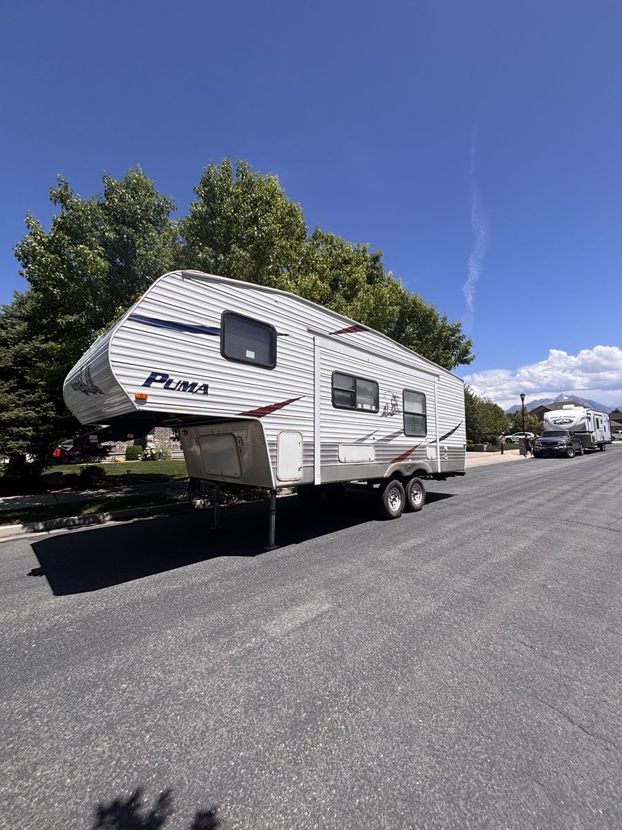 2008 26ft puma 5th wheel
