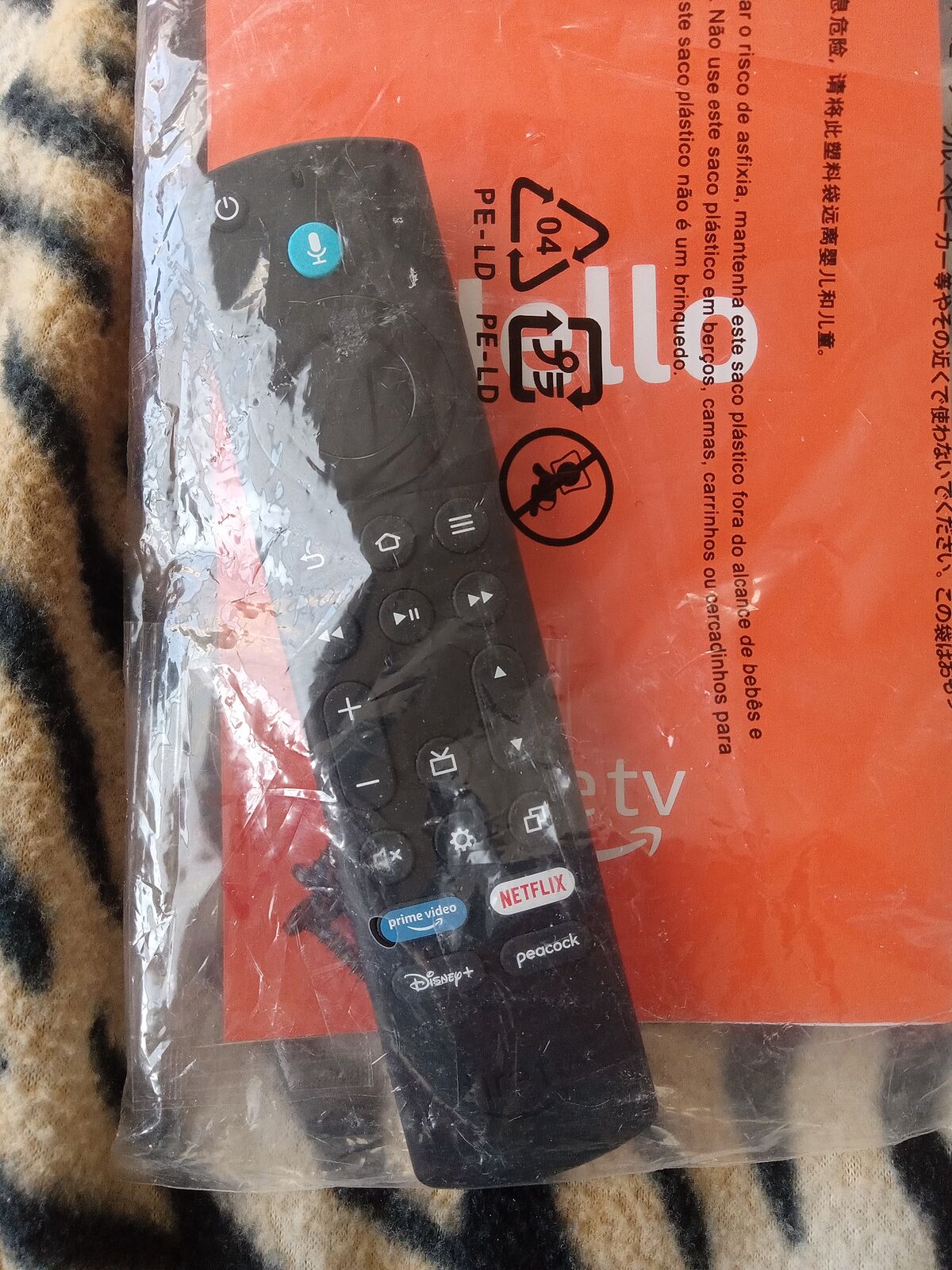 fire tv 2-series remote control. NEW, in package, never used