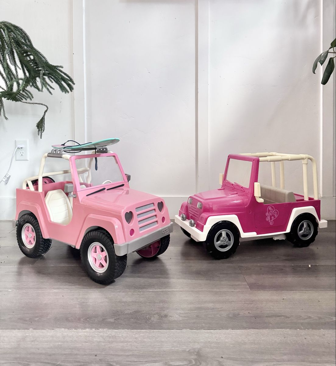 Our Generation Off-Roader 4x4 Doll Vehicle with Electronics OR My Way & Highways Hot Pink Jeep