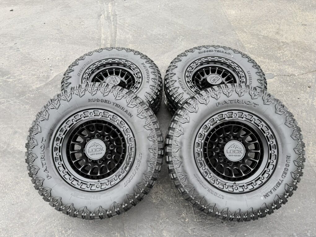 New LT285/70r17 RT Lock Mojave 8x6.5 Ram Chevy GMC