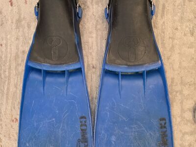 scuba regulators, fins and BC
