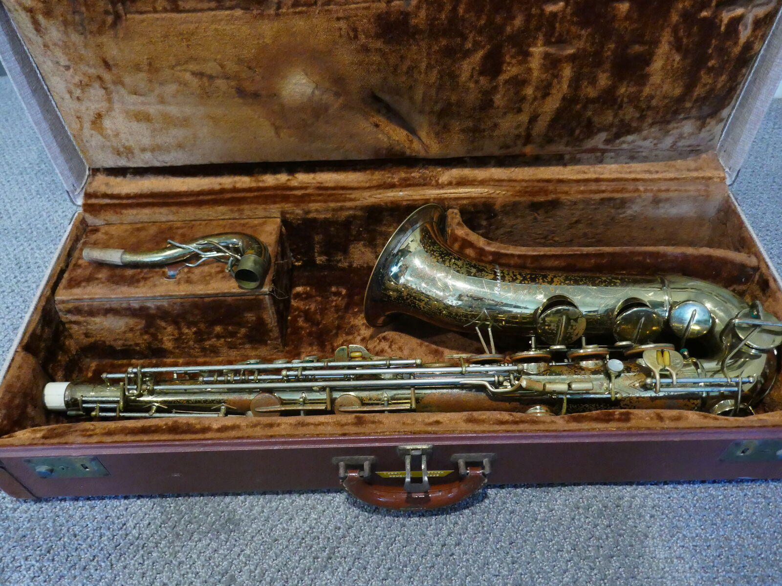 Buescher Top Hat & Cane Tenor(1946) Rare Vintage Saxophone