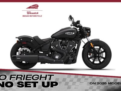 2026 Indian Motorcycle® Scout® Bobber Limited +Tech Black Smoke