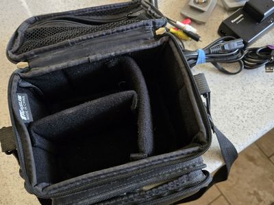 Panasonic HDD Camcorder 50x Optical Zoom Advanced O.I.S. with Bag and Accessories