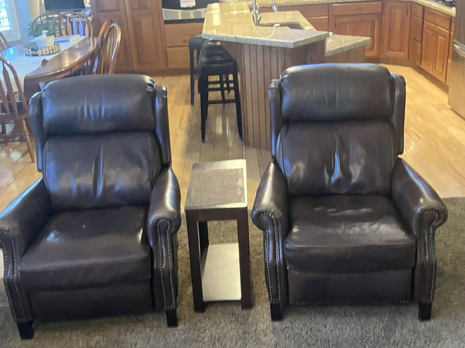 Leather recliners
