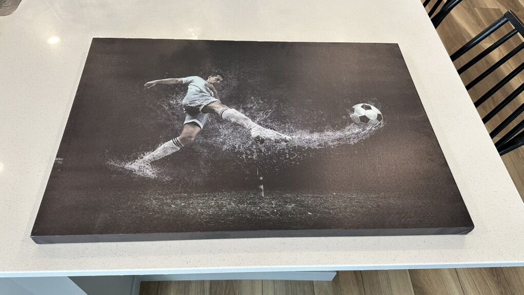 2x3 Canvas Soccer Player