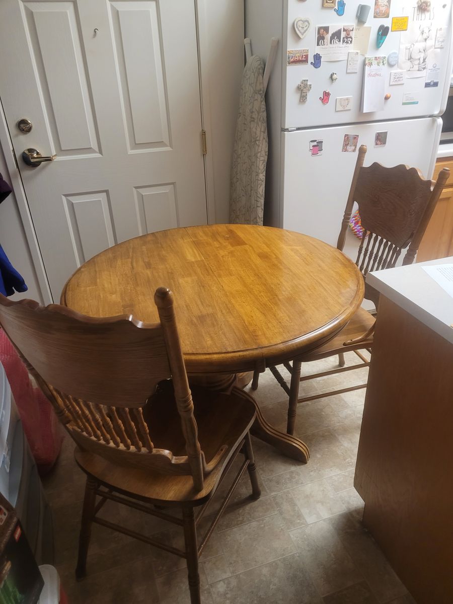 Table and 3 chairs