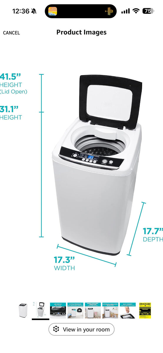 Black And Decker Portable Washing Machine
