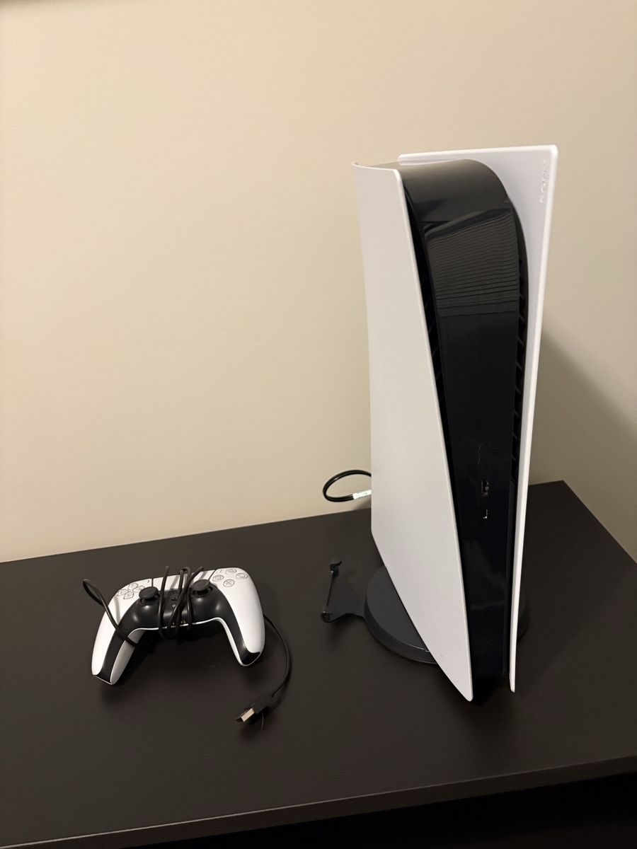 Sony PlayStation 5 (PS5) Digital Edition Console with Wireless Controller & Cables