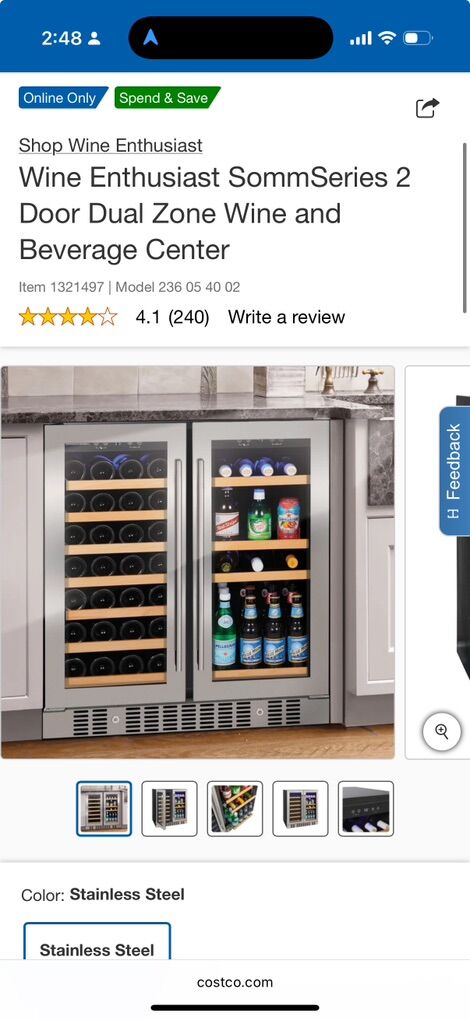 Wine Enthusiasts Somm Series Dual Zone