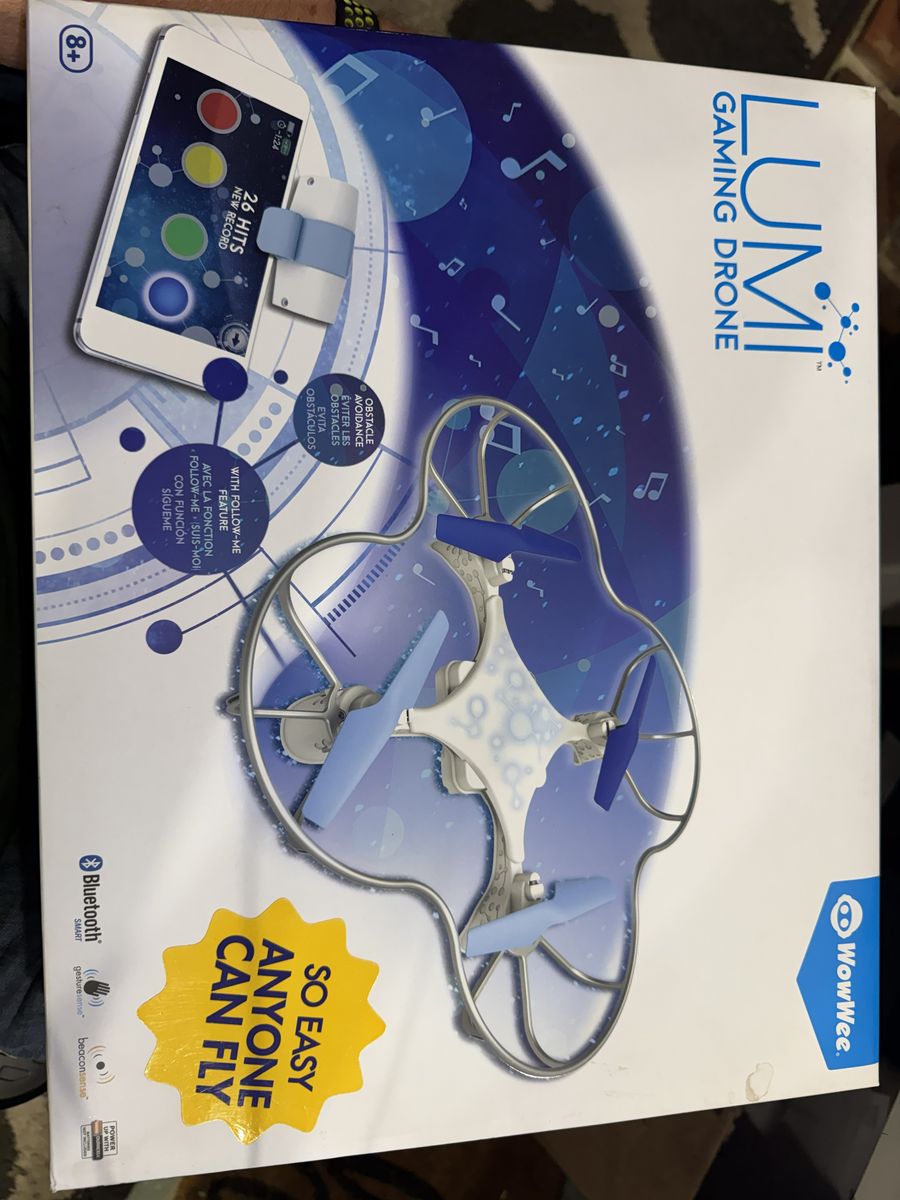 NEW WowWee Lumi Gaming Drone Quadcopter Drone For iOS & Android w/Bluetooth NIB