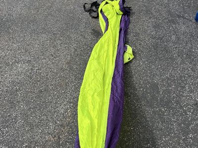 Grand Trunk Hammock - Portable Single Parachute Nylon Hammock with Travel Bag, Neon Yellow/Purple