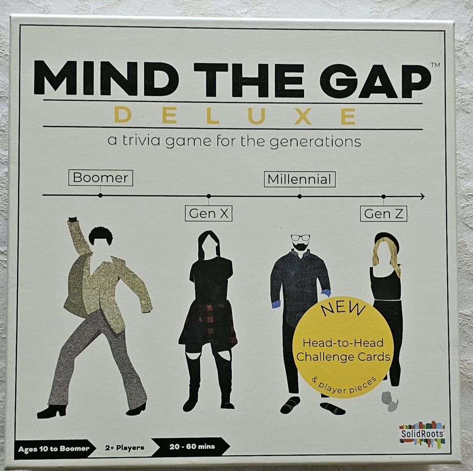 Mind The Gap Deluxe Edition Trivia Board Game SolidRoots Complete