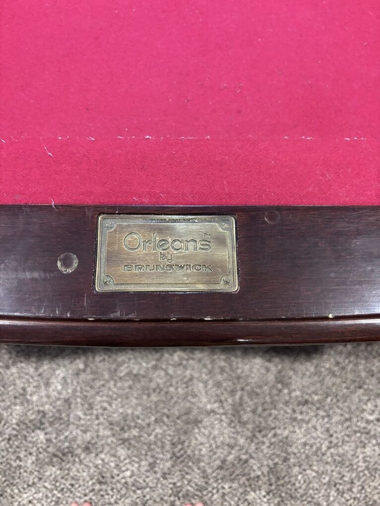 1980s Brunswick Orleans Pool Billards Table