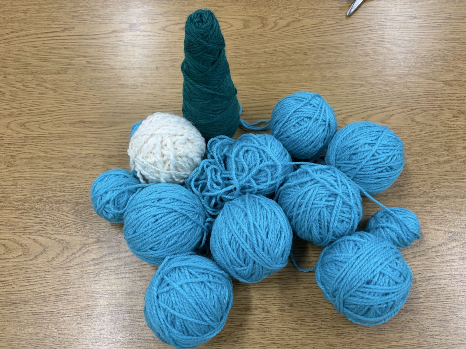 Blue Yarn Lot