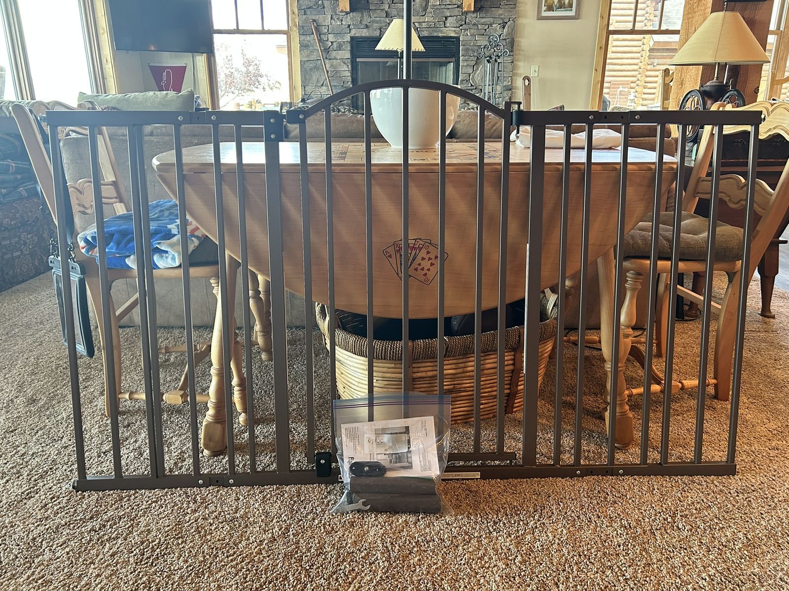 Summer by Ingenuity Metal Expansion Walk-Thru Dog Gate