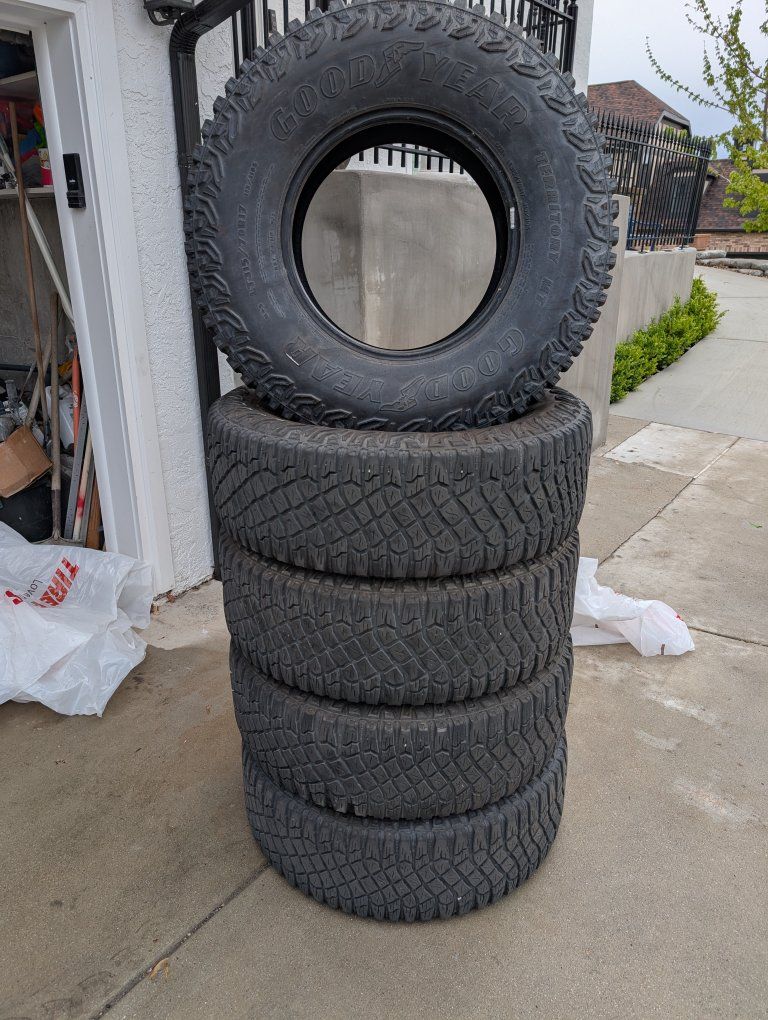 Goodyear Wrangler Territory MT 315 70R17 used