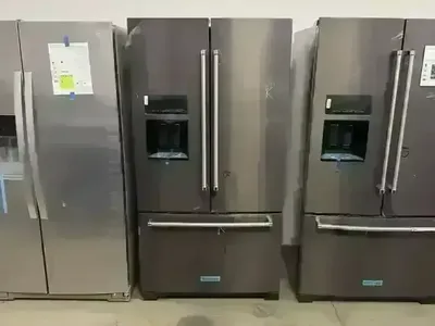 NEW KITCHENAID 27 C FT BLACK STAINLESS FRENCH DOOR