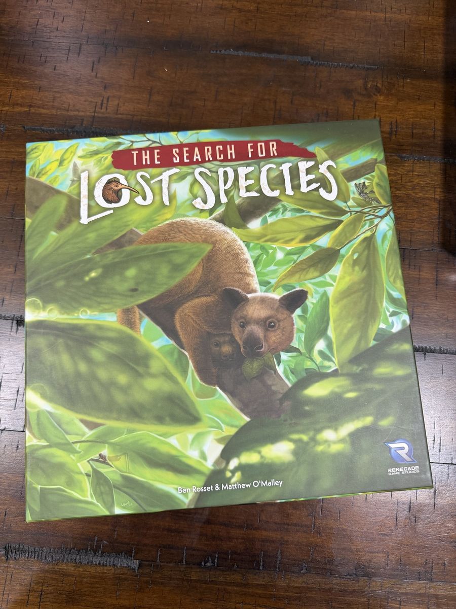 The search for lost species board game brand new