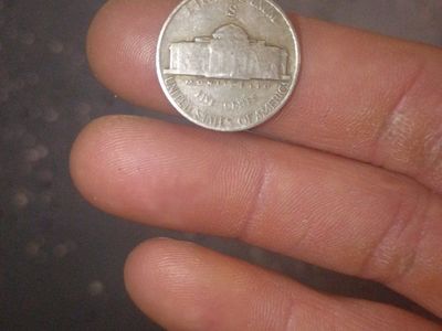 Vintage 1942 Jefferson Wartime Silver Nickel (S Mint Mark)