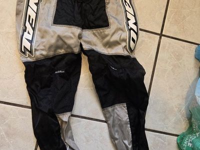 O'Neal Elements Motocross Pants Youth Size 12T/14T Black/Gray Waterproof