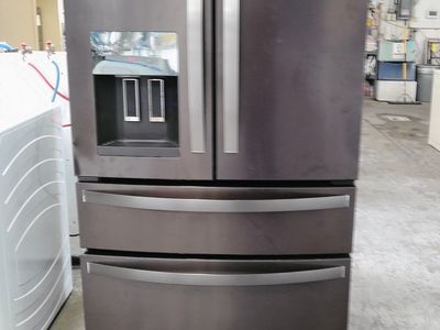 25 cf French Door Refrigerator~Black Stainless~Tested and Guaranteed