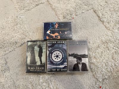 Bryan Adams cassettes