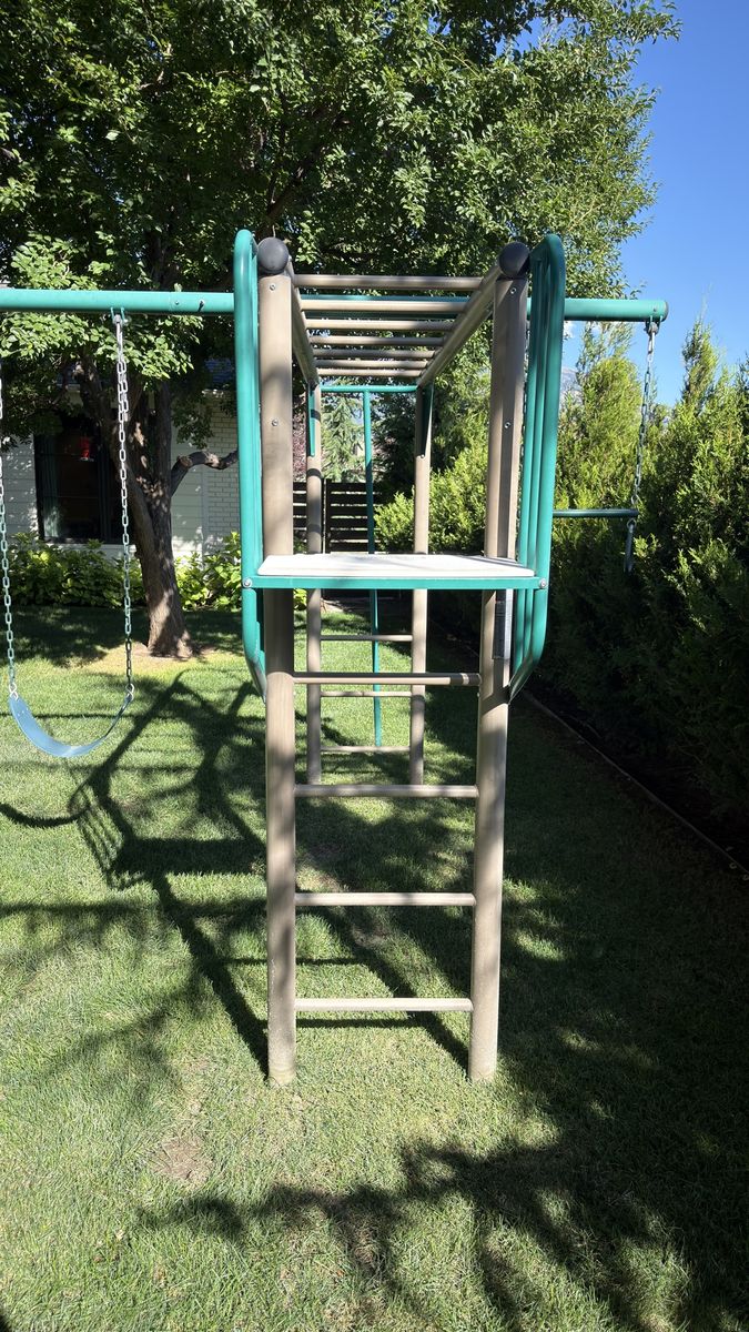 Lifetime Monkey Bar Adventure Swing Set with Swings and Trapeze