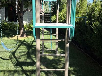 Lifetime Monkey Bar Adventure Swing Set with Swings and Trapeze