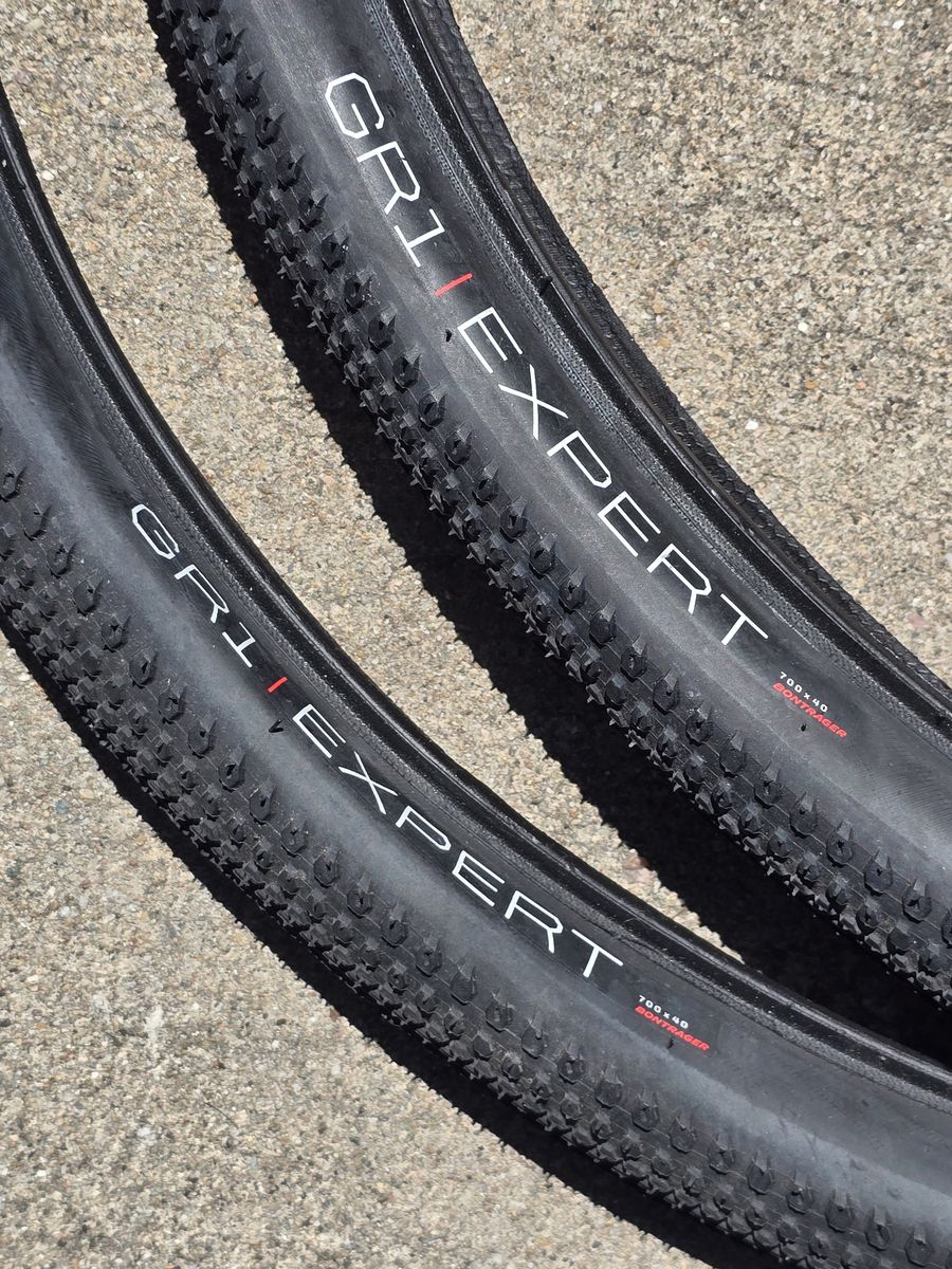 New Bontrager GR1 Expert Gravel Tires 700x40C Hard-Case Lite Wire Bead (Not Tubeless)