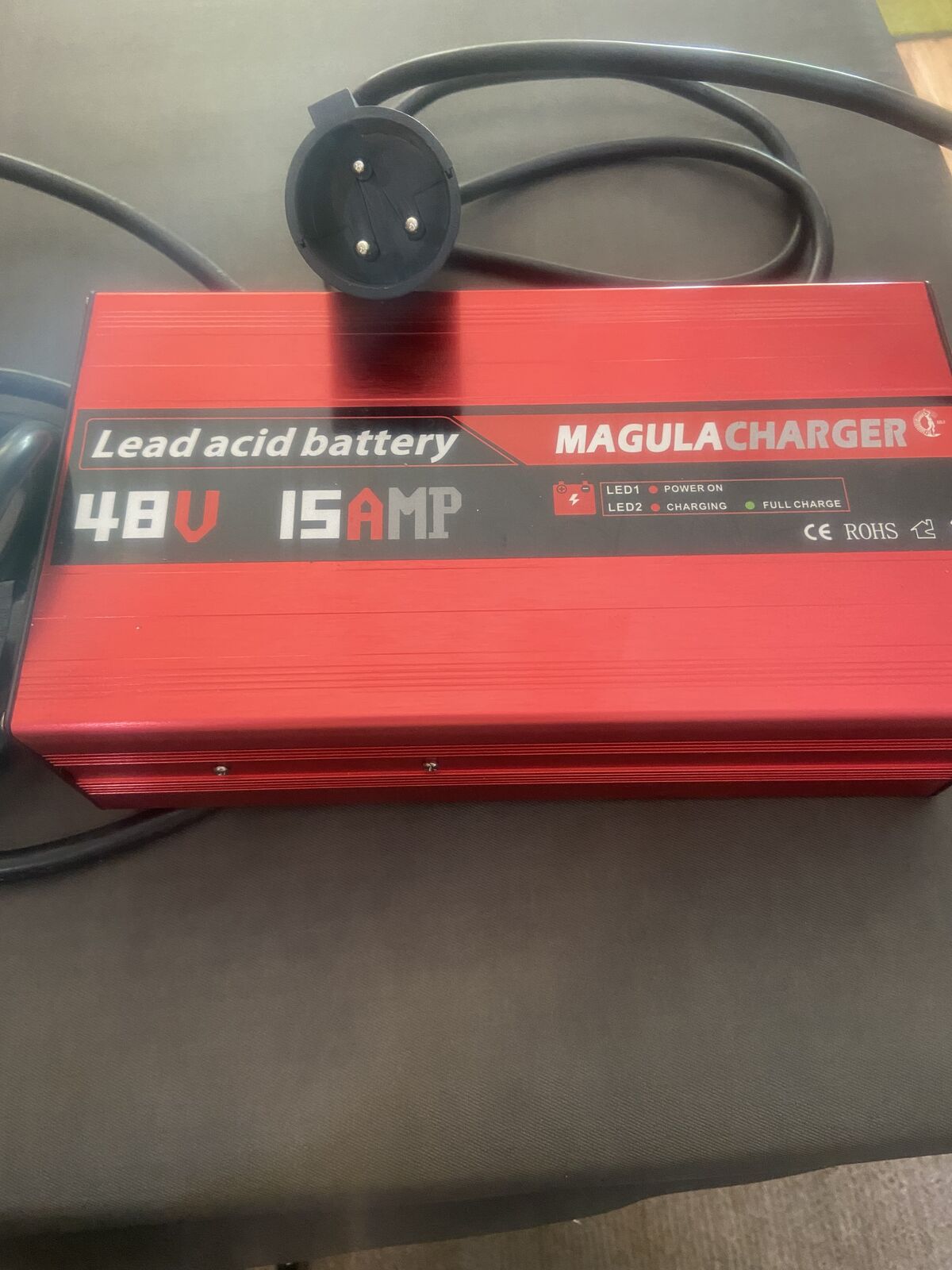 48 volt 15 AMP golf cart battery charger